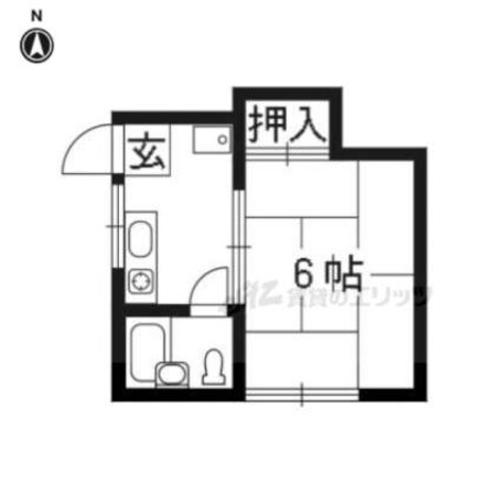 新栄荘の物件間取画像